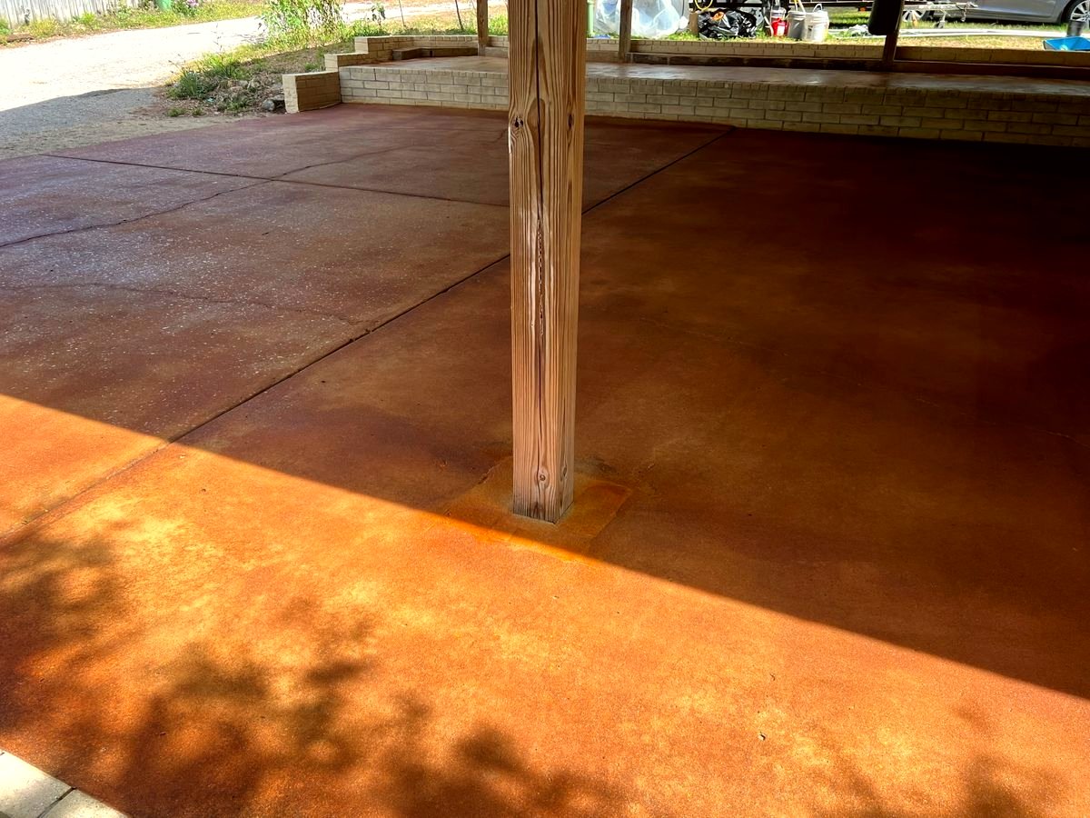 Stained concrete finished, second angle