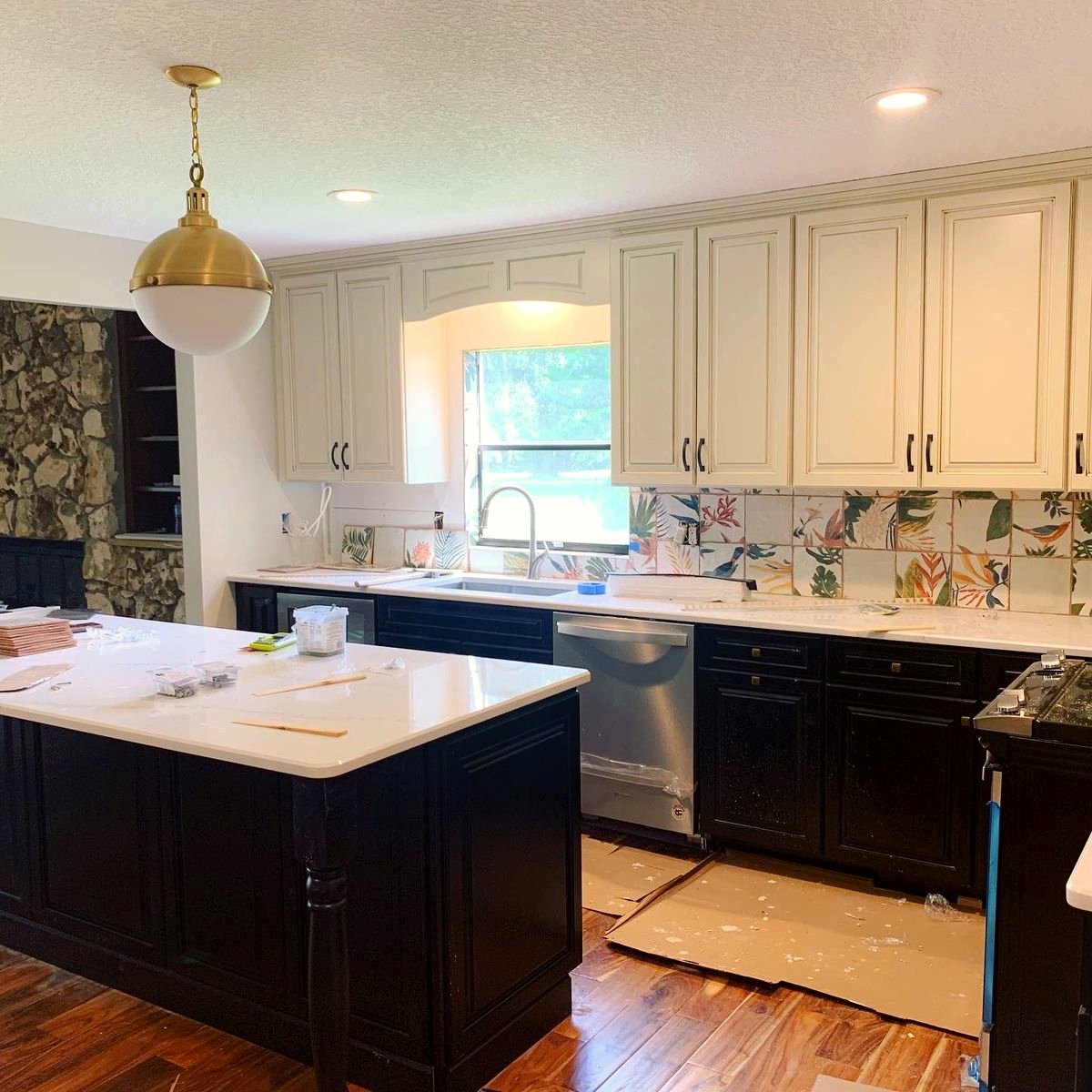 Kitchen nearing completion